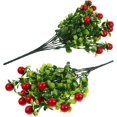2Pcs Fruit Plant Decoration Fruit Branch Adornments Creative Fruits
