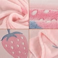 thumbnail image 7 of AuroraX Bed Sheets Flannel Red Flat Sheets,Cute Single Bed Sheet Sold-Separately, 7 of 7