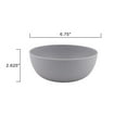 thumbnail image 6 of Mainstays - Grey Round Plastic Bowl, 38-Ounce, 6 of 6
