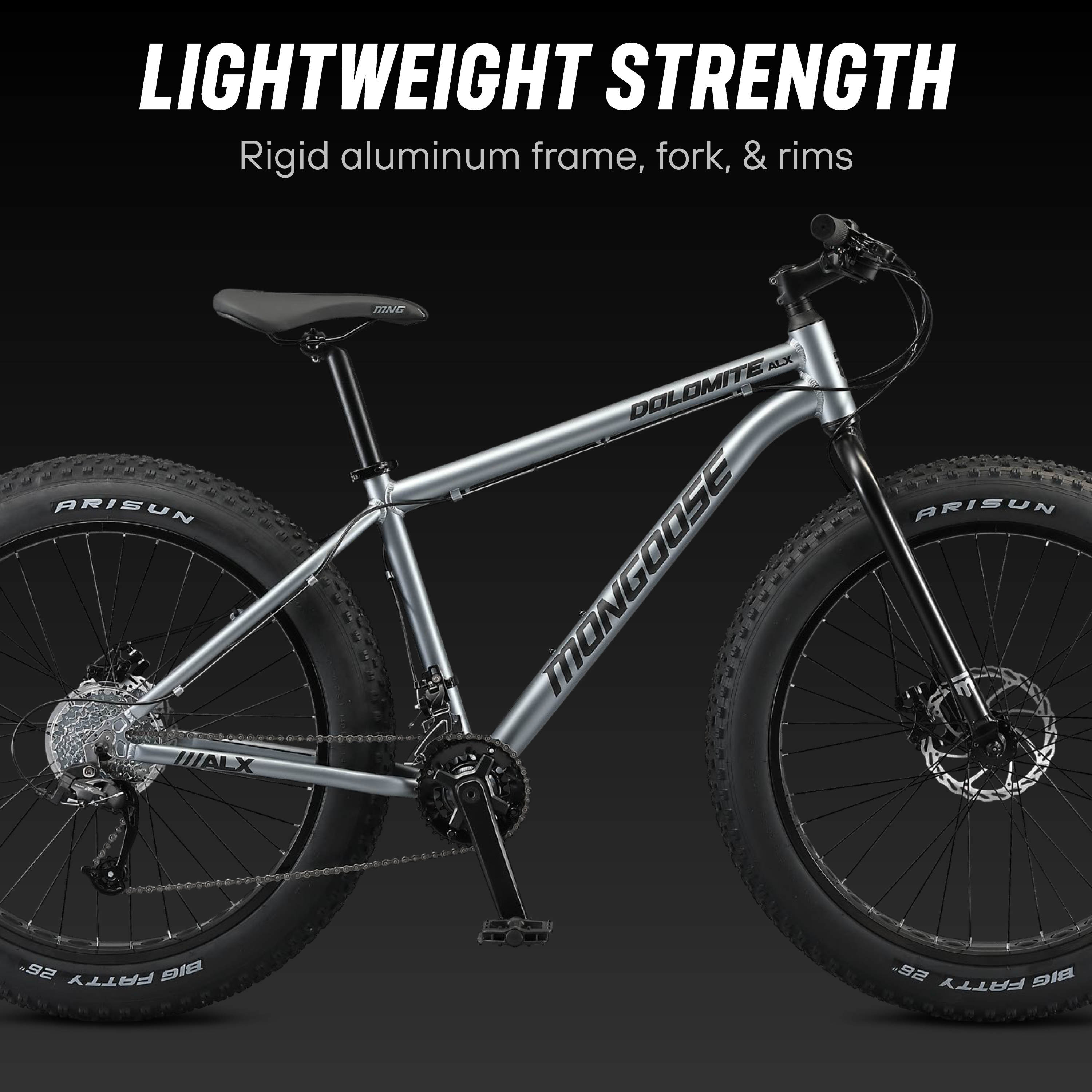 Mongoose 26-in. Dolomite ALX Unisex Fat Tire Mountain Bike, Gray - image 2 of 7