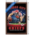thumbnail image 3 of NFL Kansas City Chiefs - End Zone 17 Wall Poster, 14.725" x 22.375", Framed, 3 of 5