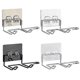 thumbnail image 2 of Hair Dryer Holder Rack Wall Mounted Hair Straightener Dryer Holders Bathroom Organizer Storage Rack Shelf Bathroom Accessories, 2 of 5