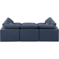 thumbnail image 5 of Meridian Furniture Indulge 164" Fabric U-Shaped Modular Sectional in Navy, 5 of 8