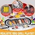 thumbnail image 5 of JBeeCtrl 68 PCS Play Kitchen Toy Set Kids Barbeque Grill Playset Cooking Toys Set Kids Toy BBQ Grill Playset Pretend Play Toys for Toddlers 3-5 Birthday Gift for Boys Girls, 5 of 8