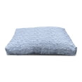 thumbnail image 4 of Fish Scale Pet House, Traditional Wave Design Hand Drawn Style Watercolor Illustration, Outdoor & Indoor Portable Dog Kennel with Pillow and Cover, 5 Sizes, Navy Blue and White, by Ambesonne, 4 of 5
