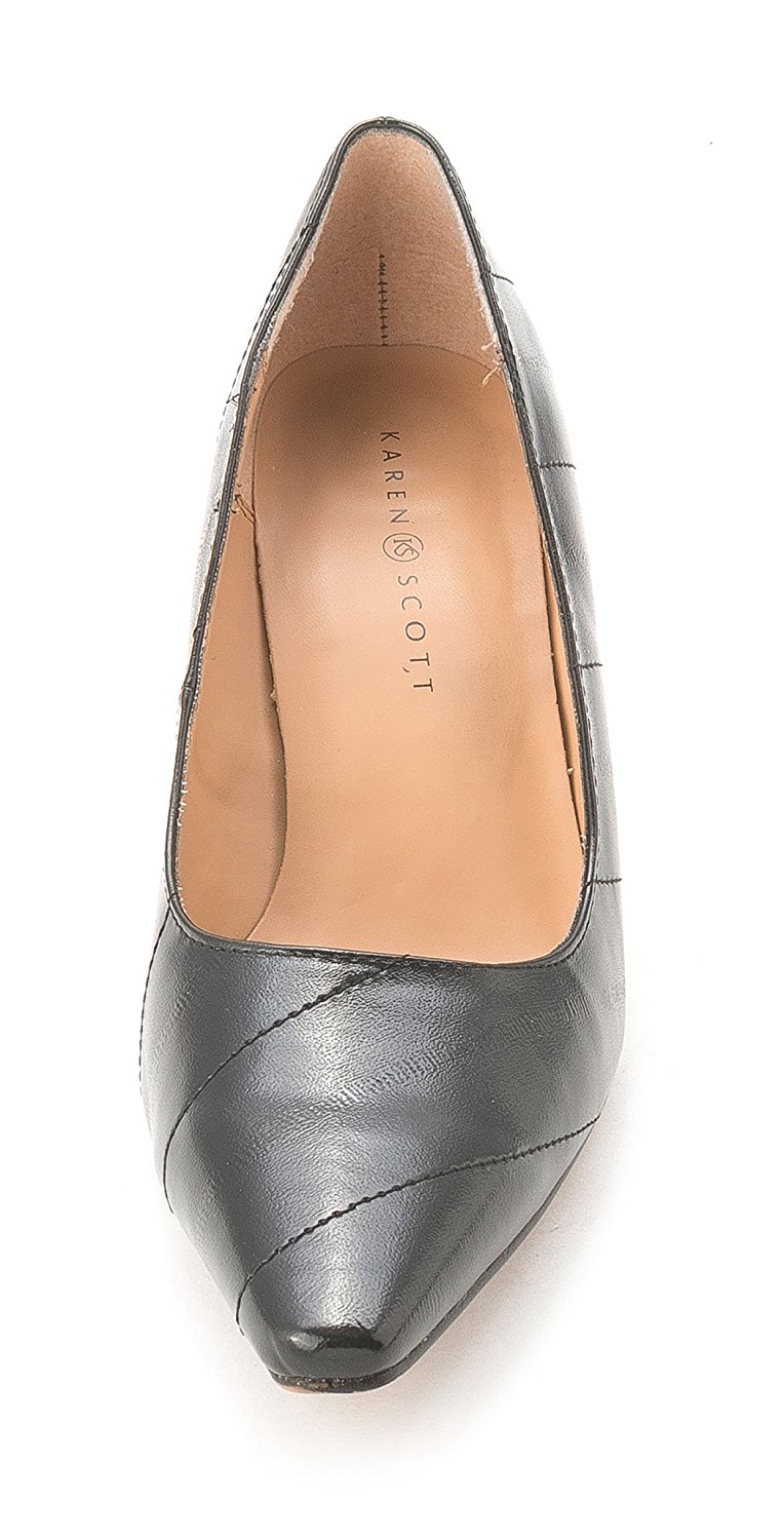 Womens KS35 Clancy Classic Pointed Toe Pump Heels Black Walmart