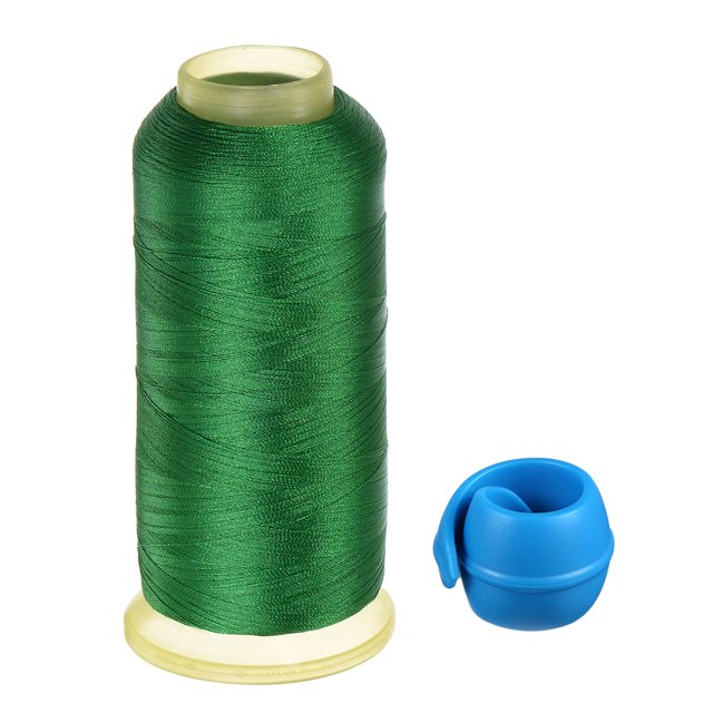 Unique Bargains Polyester Embroidery Thread Thread Spools Savers Kit, Deep Green Blue