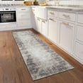 thumbnail image 2 of Rylee Mocha Abstract 2 ft3 inch x 7 ft6 inch Runner Rug Mocha ARY31, 2 of 5