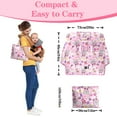 thumbnail image 5 of Shopping Cart Cover for Baby Girl Boy 2-in-1 High Chair Water Resistant High Chair Cover w/Phone Pouch Pocket Gender Neutral Cart Cover for Babies Padded Grocery Cart Cover for Baby, 5 of 6