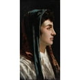 thumbnail image 3 of Antonio Varni 11x18 Black Modern Framed Museum Art Print Titled - Female Portrait, 3 of 5