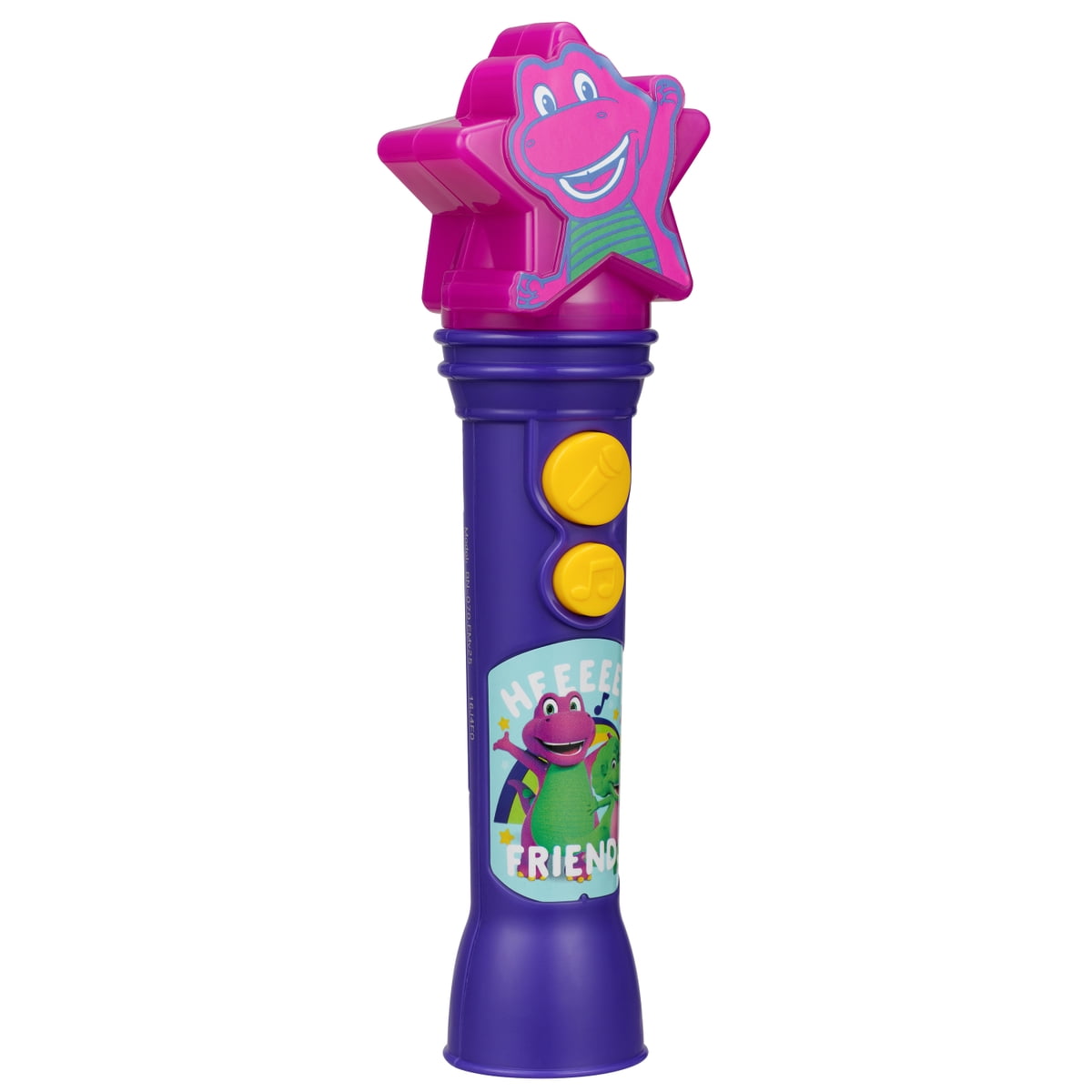 Barney Sing Along Microphone, Includes Built-in Music and Lights, Children Ages 18+ Months