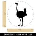 thumbnail image 2 of Ostrich Bird Solid Self-Inking Rubber Stamp Ink Stamper - Dry Pad (No Ink) - Mini 1/2 Inch, 2 of 7