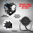 thumbnail image 3 of Faros Auxiliares Kinlley Motocicleta Laser Luz Blanca Amarilla Negro, 3 of 9