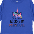 thumbnail image 4 of Inktastic 1st Day of Preschool Unicorn Back to School Girls Long Sleeve Toddler T-Shirt, 4 of 5