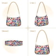 thumbnail image 7 of FORMRS Womens Shoulder Bag with Chain Strap Clutch Purse Cute Tote Handbag, Blue Colorful Circles, 7 of 7