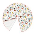 thumbnail image 3 of Balery Geometric Retro Printed Christmas Tree Skirt , Merry Christmas Party Christmas Tree Decoration,Adjustable Tree Skirt-48", 3 of 8