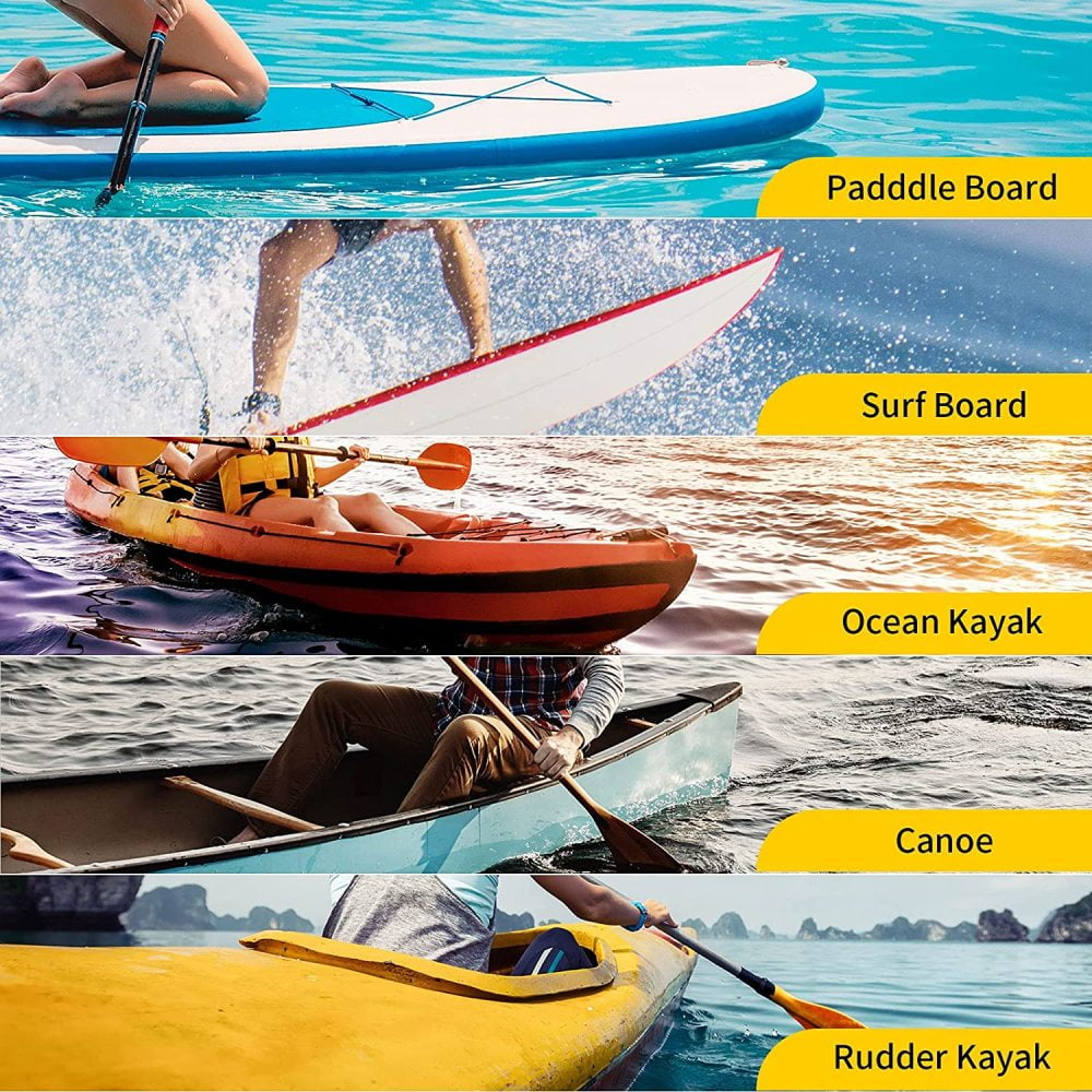 Buy Bonnlo Kayak Cart, Deep U Kayak Dolly Carrier with Airless 10 Tires