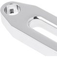 thumbnail image 4 of HSHDLDF 6 inch Aluminum Hawse Fairlead Mount Synthetic Winch 3500-5500 LBs for ATV/UTV Rope Cable Lead Guide 152.4MM Mount (Silver), 4 of 6