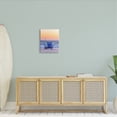 thumbnail image 2 of Stupell Industries Tranquil Orange Sunset Beach Hut Ocean Shore Photograph Gallery Wrapped Canvas Print Wall Art, Design by Jeff Poe, 2 of 7
