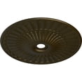 thumbnail image 3 of 36 5/8"OD x 3 5/8"ID x 2 3/8"P Galveston Ceiling Medallion (Fits Canopies up to 4 3/4"), Hand-Painted Green Gold, 3 of 6