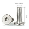 thumbnail image 2 of (100 Pieces) 304 Stainless Steel Countersunk Head Flat Head Screw Bolts For Machinery Accessories M1.6x4mm., 2 of 5