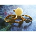 thumbnail image 2 of U8MO 2 Adjustable Ring Blanks Gold Settings Brass with Pad Glue on Rings Wholesale, 2 of 2
