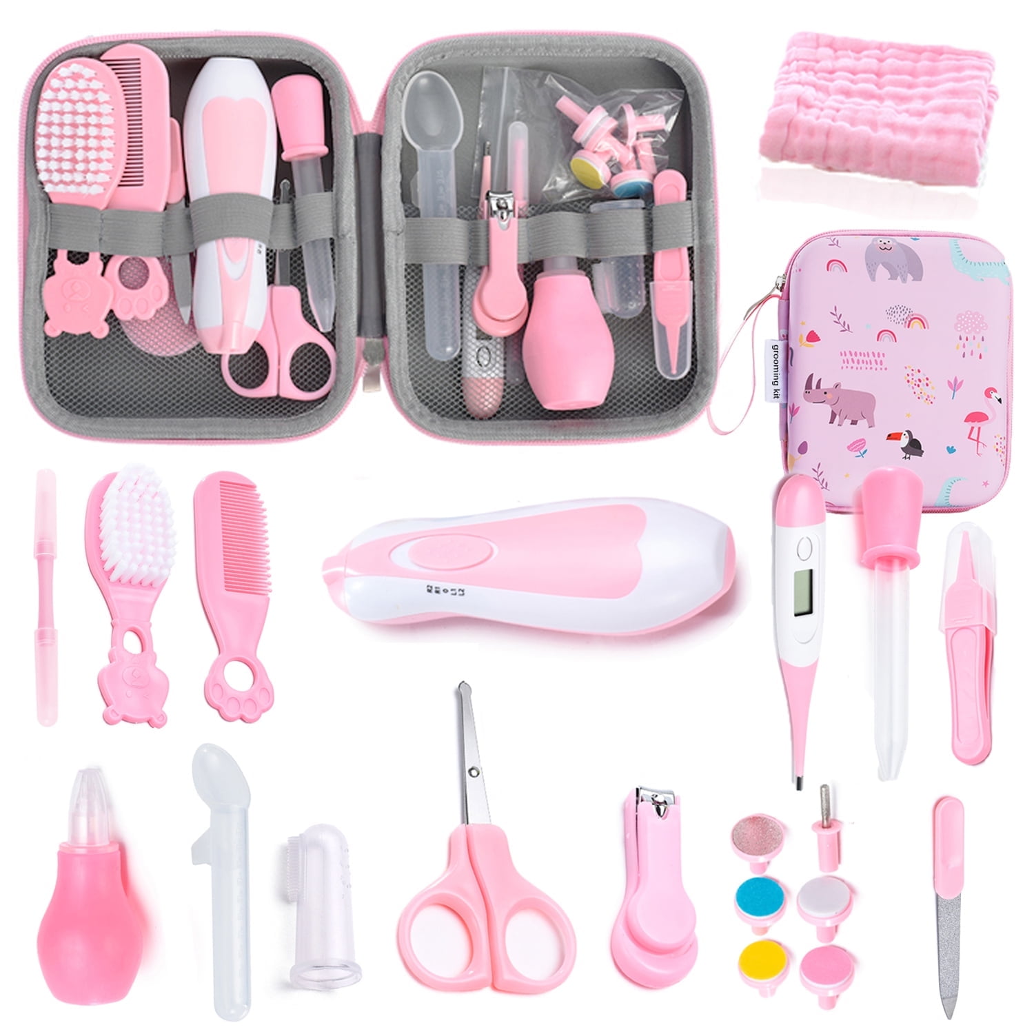 Byseng Baby Grooming Kit, 21 in 1 Infant Healthcare Set, Electric