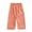 Pink, variant on Jalioing Toddler Babys Cotton Trousers Elastic Waist Wide Leg Plaid Pants Lightweight Summer Long Pants for Kids