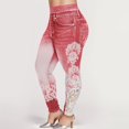 thumbnail image 3 of Gibobby Leggings Afelpados Para Mujer Mujeres Impreso Yoga Fitness Leggings Correr Gimnasio Estiramiento paraportes Pantalones Pantalones（Rosa， XXL), 3 of 5