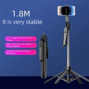 FANGTUOSI Monopod Remote Shutter With Fill Light for iPhone Samsung Xiaomi Phone Holder Mini Tripod Wireless Bluetooth Selfie Stick