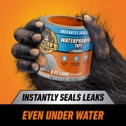 Gorilla Glue Clear Waterproof Patch and Seal Tape, 8 Foot Roll. Assembled Product Weight 0.46 lbs
