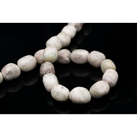 Flat Squares Gemstone Beads Irregular Square Green Amazonite Beads Semi Precious Gemstones Size: 15x14mm Crystal Energy Stone Healing Power for Jewelry Making ()