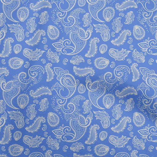 oneOone Velvet Medium Blue Fabric Block Sewing Craft Projects Fabric Prints By Yard 58 Inch Wide-XU