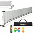 thumbnail image 1 of Ksports Pickleball Ensemble avec Filet de 22 Pieds, Volants LED, Ballons de Jeu, Blanc, 1 of 11