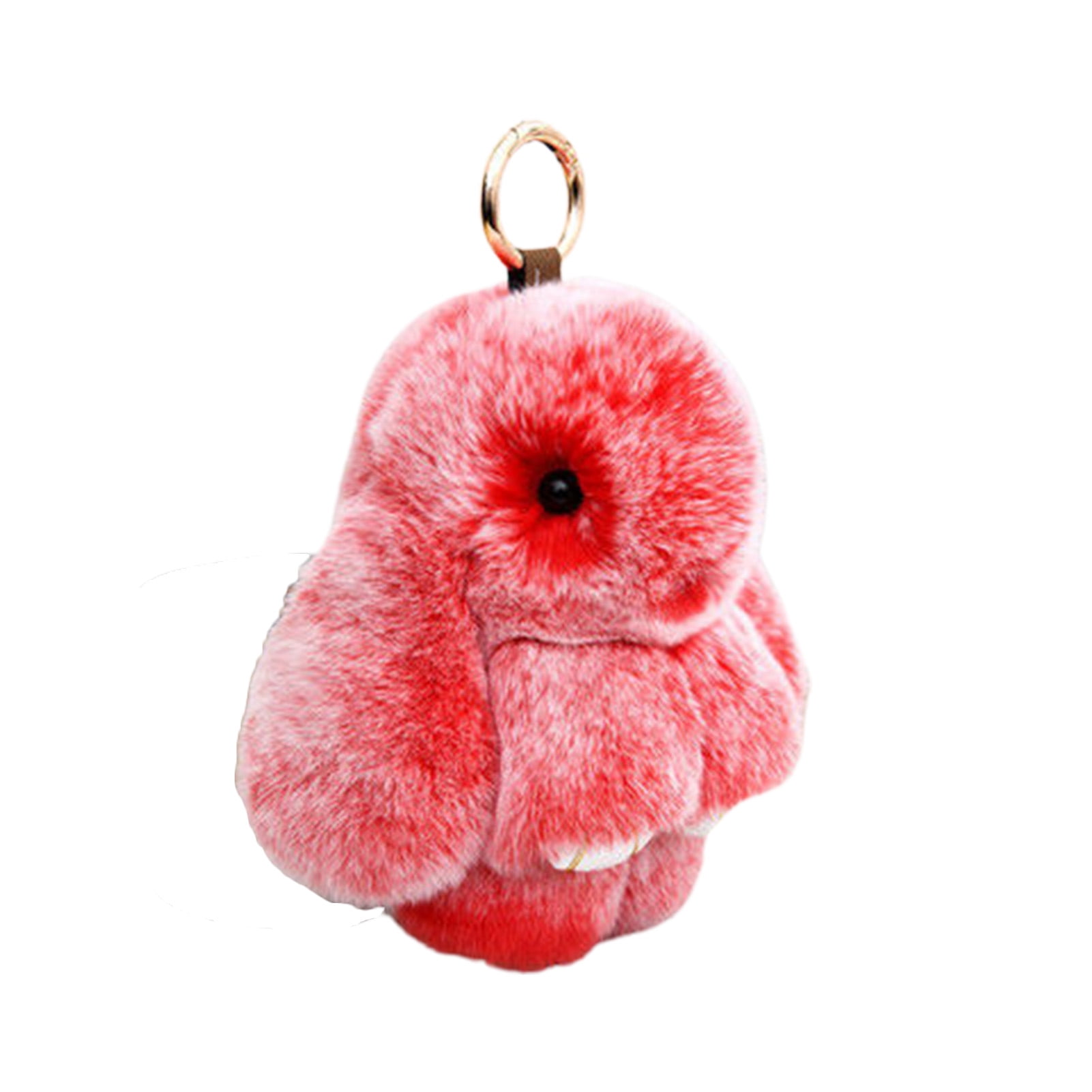Super Soft Faux Plush Bunny Keychain Lovely Rabbit Doll Plushie - Backpack  Decor, Colored Stuffed Rabbit Pendant, Children's Toy and Birthday Gift