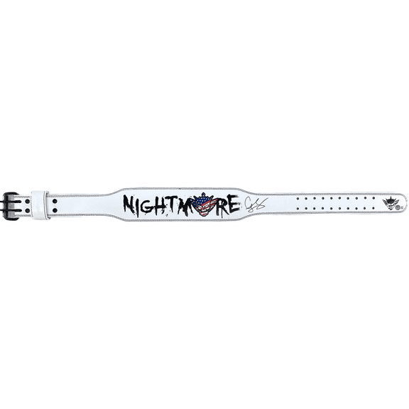 Cody Rhodes Signed American Nightmare Weight Lifting Belt Beckett White