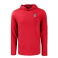 thumbnail image 2 of Men's Cutter & Buck Red Detroit Tigers Coastline Epic Comfort Recycled Eco Hoodie Long Sleeve T-Shirt, 2 of 3