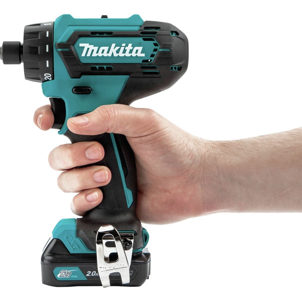 Makita FD10R1 12V max CXT Lithium-Ion Hex Brushless 1/4 in. Cordless Drill Driver Kit (2 Ah)