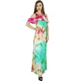 thumbnail image 3 of Bimba Women Chic Style Cold Shoulder Maxi Dress Tie Dye Holiday Resort Clothing, 3 of 7