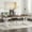 Brown/White, variant on Tribesigns 71" Executive Desk, Large Computer Desk Study Writing Table for Home Office (Brown/White)
