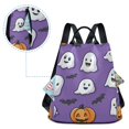thumbnail image 5 of FORMRS Women's Travel Backpack Purse Anti-Theft Hidden Pockets Casual Shoulder Bag, Halloween Ghosts Purple, 5 of 7