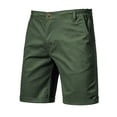 thumbnail image 4 of FRSASU Men's Perfect Short Solid Colort Work Shorts Lightweight Athletic Shorts for Men with Pockets Green, 4 of 6