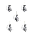 thumbnail image 1 of Iron Art Siéntese en la luna Lovely Dog Moon Ornament para los amantes de los perros Christmas Tree Pendent 5PC Wmkox8yii gf6375, 1 of 4