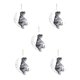 thumbnail image 1 of Teissuly Christmas Iron Art Sit on The Lovely Dog Ornament for Dog Lovers Christmas Tree Pendent Decor(5Pcs) Teissuly WER202310233468, 1 of 4