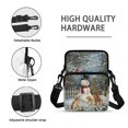 thumbnail image 7 of Eheartsgir Christmas Crossbody Bag Featuring Snowman Dogs, Polyester Cellphone Purse with Two Zippers for Women for Work and Travel, 7 of 7