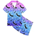 thumbnail image 4 of Ensemble de Pyjama à Manches Courtes Mode Mignon Halloween pour Filles Tenue de Fête Printemps Été, 4 of 4
