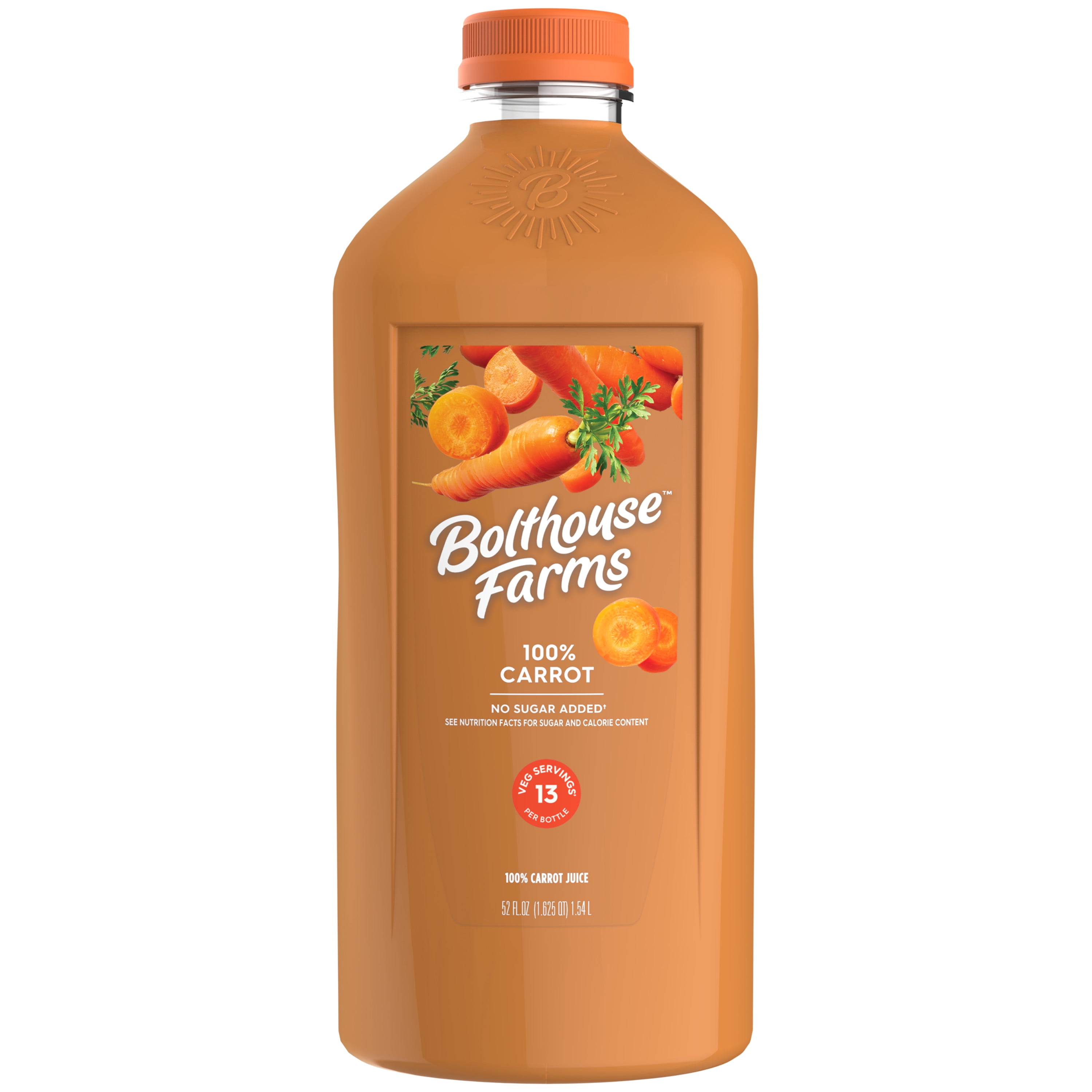 Bolthouse Farms Vegetable Juice Smoothie, 100 Carrot, 52 fl. oz. Bottle