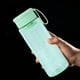thumbnail image 4 of Taza de plástico resistente al calor para viajar - Botella deportiva de agua resistente a fugas de 16oz para bebidas calientes y frías, verde, 4 of 6