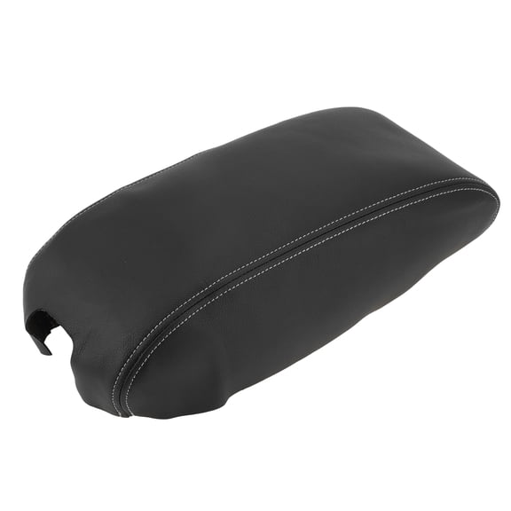 Unique Bargains Leather Center Console Lid Armrest Cover Gray Stitch for Chrysler 300  2011-2022 for Dodge Charger 2011-2022