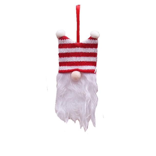 Bewildely Colgante de Navidad Muñeca sin rostro Colgante de Navidad Chimenea Estante de pared Colgante Hogar Hotel Decoración Ornamento Niños Niños Kits de decoración para fiestas Tipo 1 Bewildely HA069888-01